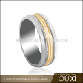 OUXI Accept custom large size stainless steel women fancy rings